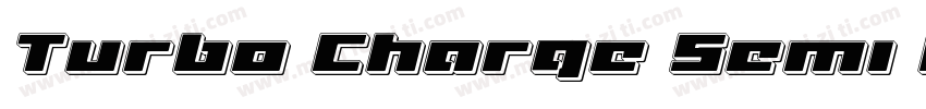 Turbo Charge Semi Italic字体转换